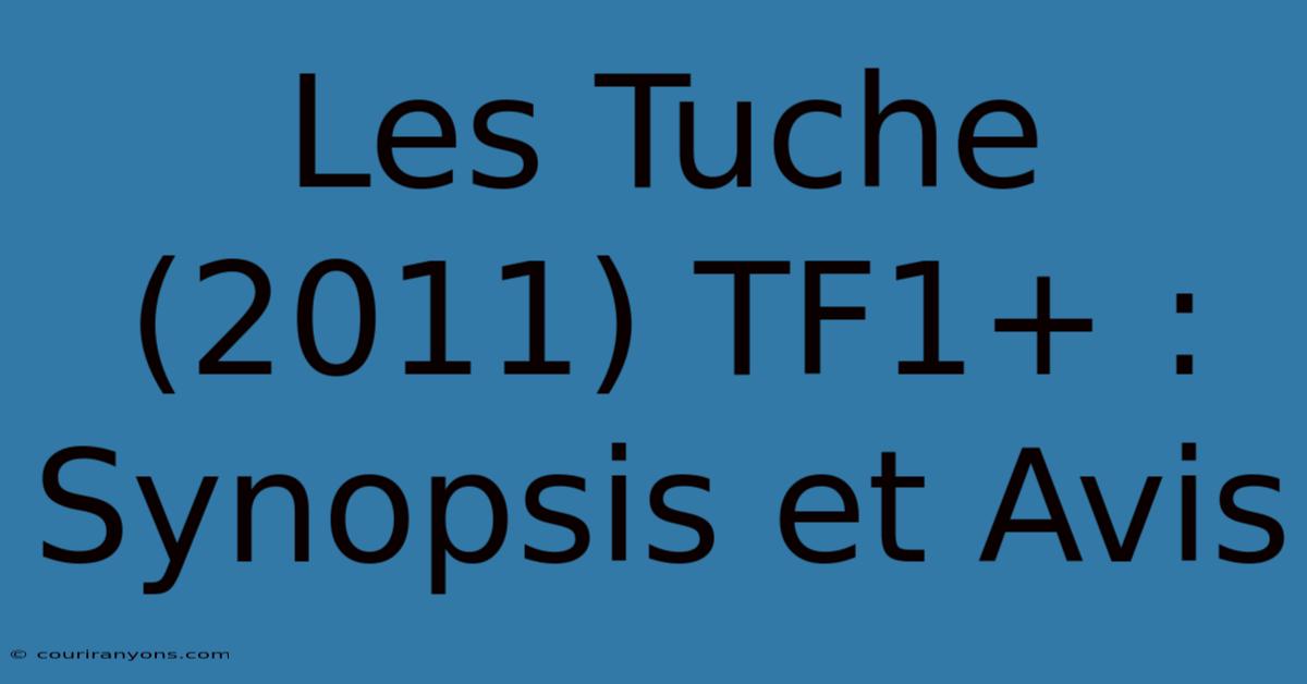 Les Tuche (2011) TF1+ : Synopsis Et Avis