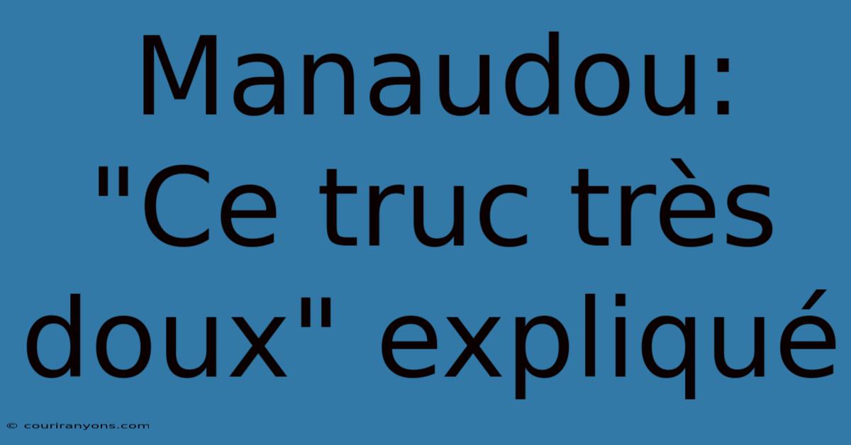 Manaudou: 