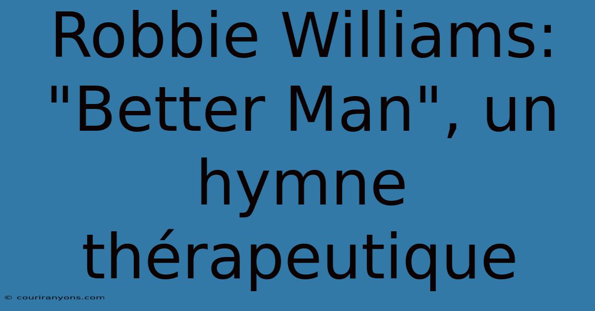 Robbie Williams: 