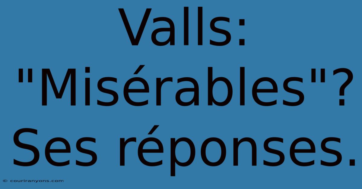 Valls: 